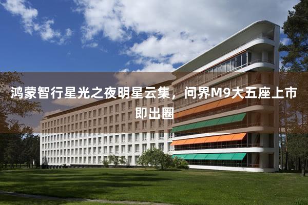 鸿蒙智行星光之夜明星云集，问界M9大五座上市即出圈